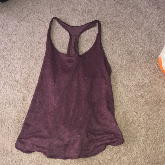 lululemon athletica Tops - Lulu lemon Maroon striped tank lululemon athletica Tops - Lulu lemon Maroon striped tank